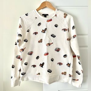 Vintage Sushi Sweater Forever 21 Sz Small